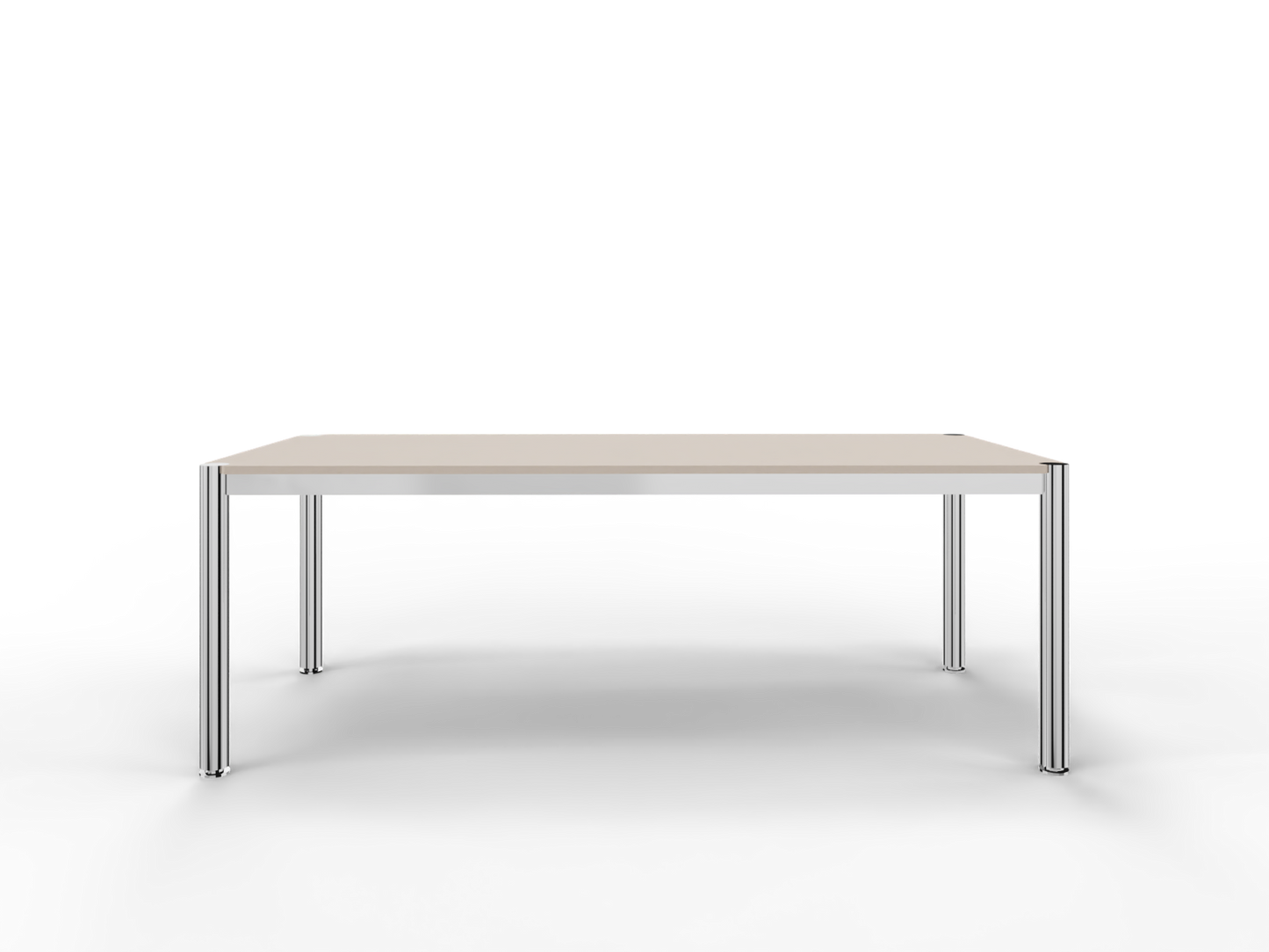 Cosmoplan Schreibtisch System 60S Tiefe 1000 mm - sand /