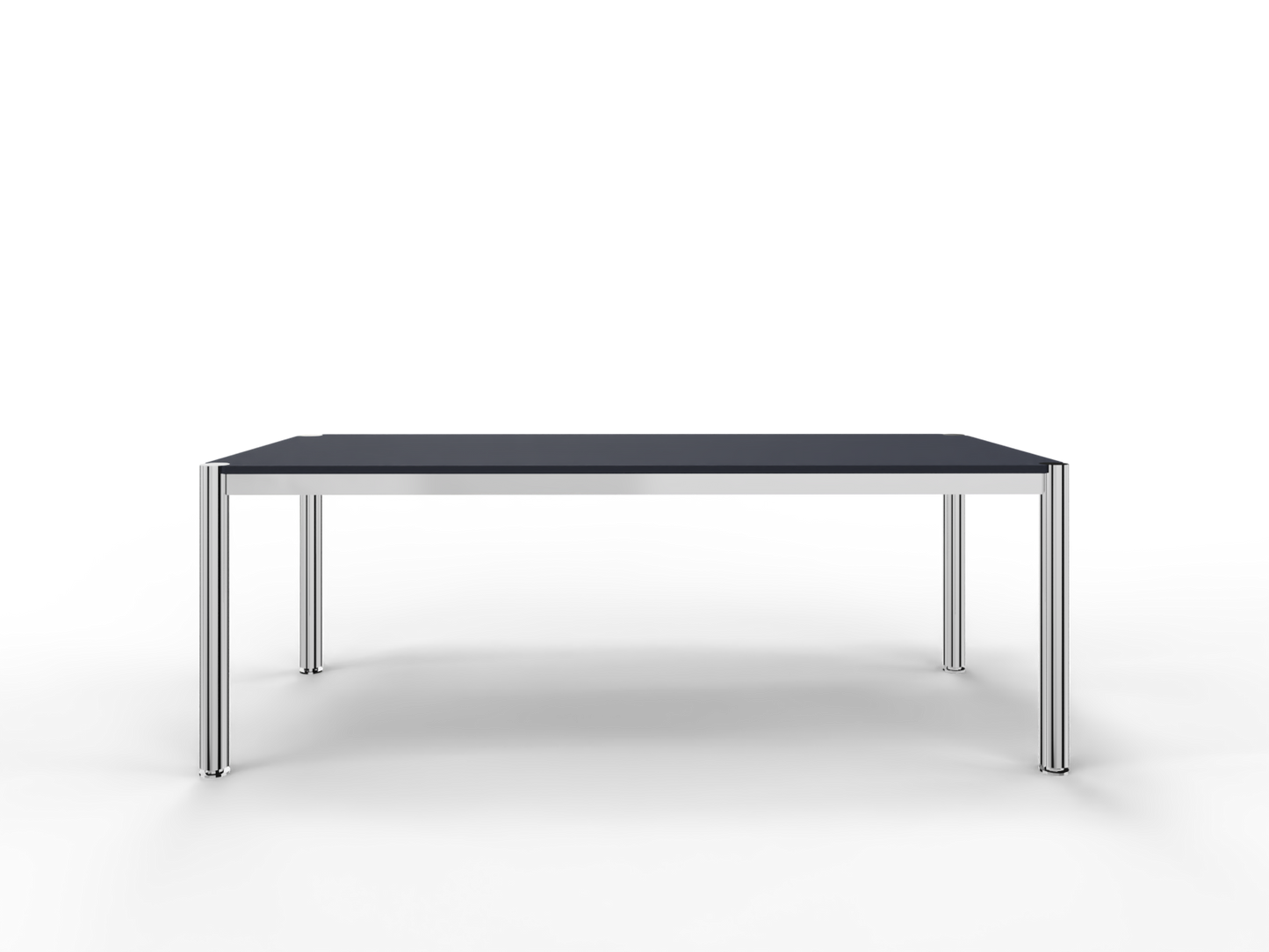 Cosmoplan Schreibtisch System 60S Tiefe 1000 mm - stahlblau