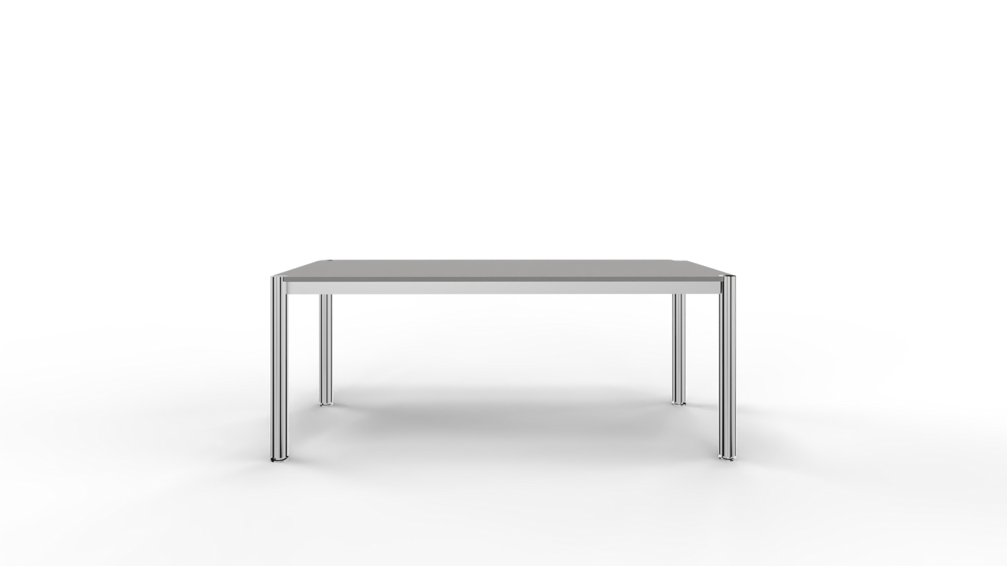 Cosmoplan Schreibtisch System 60S Tiefe 800 mm - chincilla /