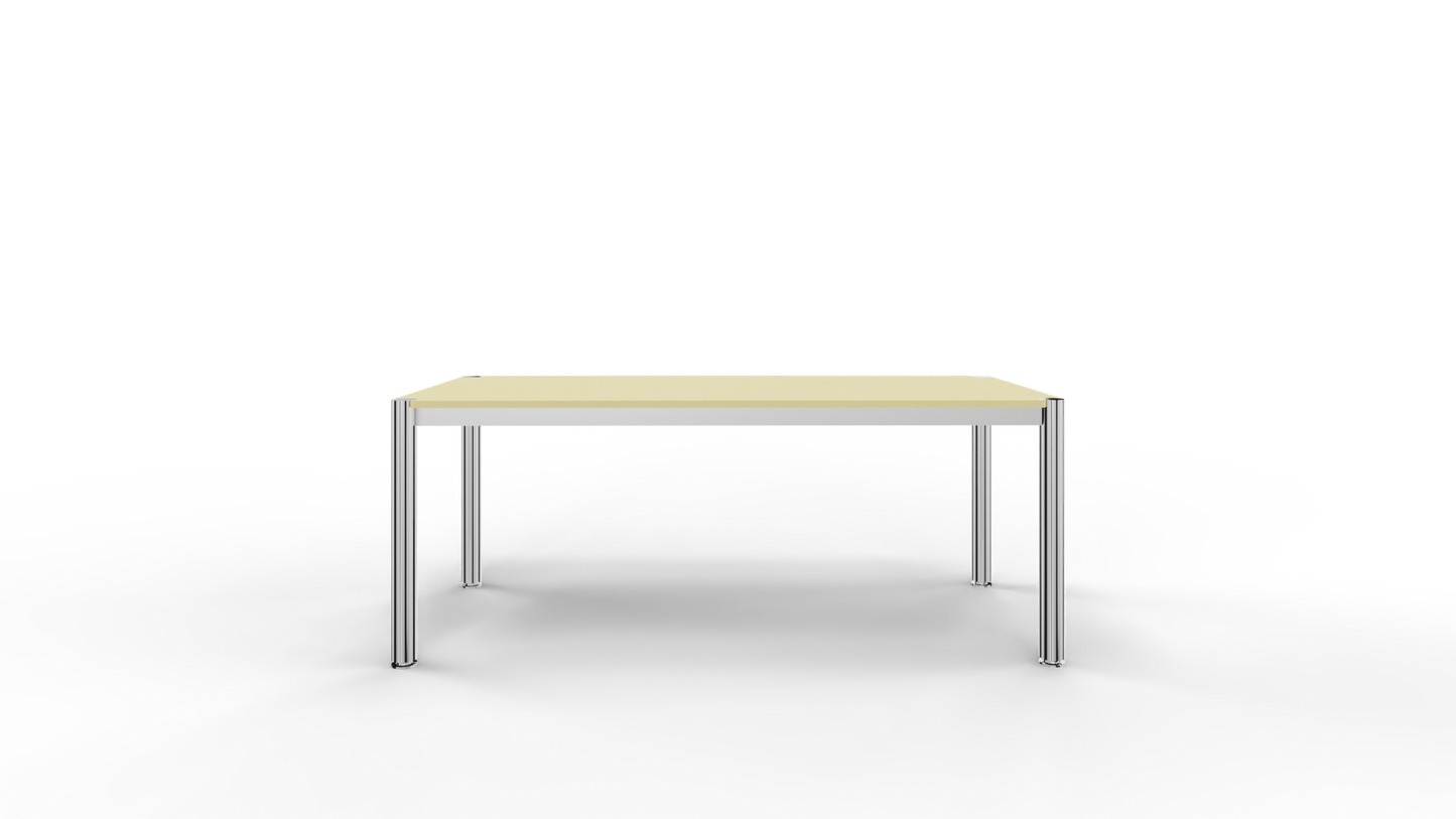 Cosmoplan Schreibtisch System 60S Tiefe 800 mm - lemon / 800