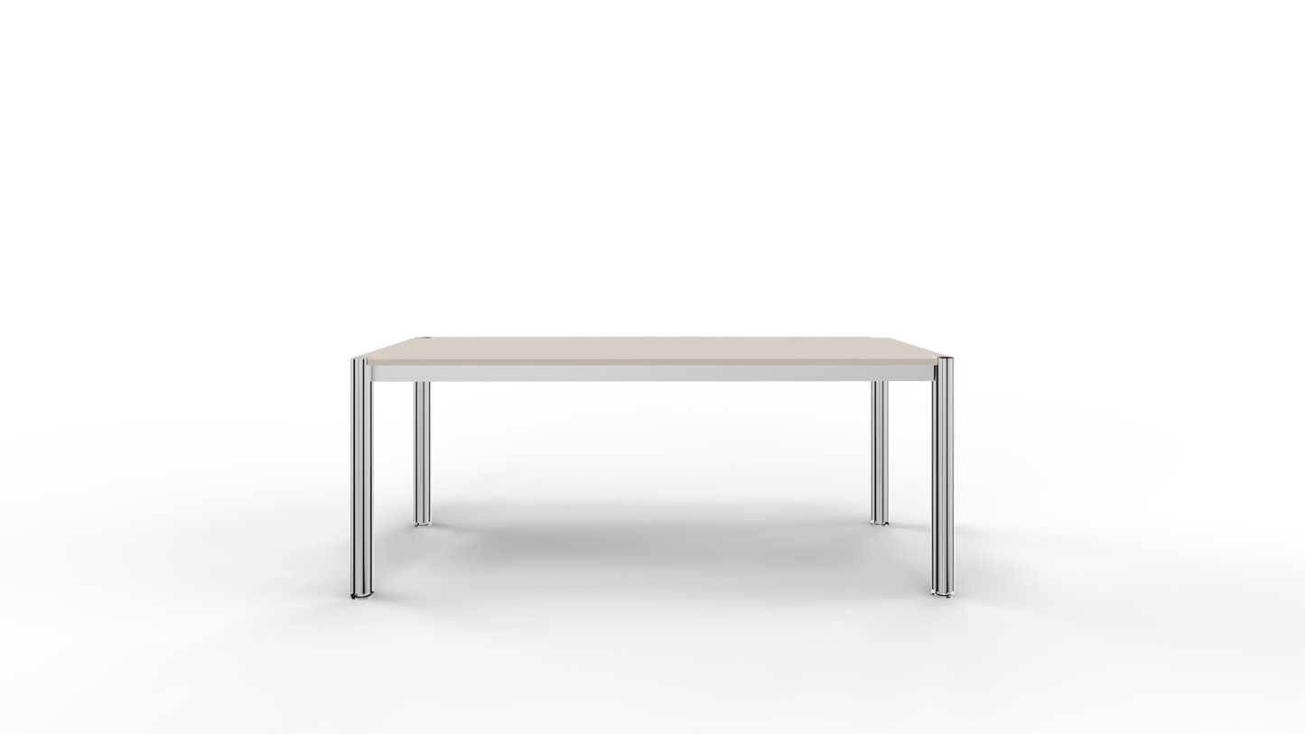 Cosmoplan Schreibtisch System 60S Tiefe 800 mm - sand / 800