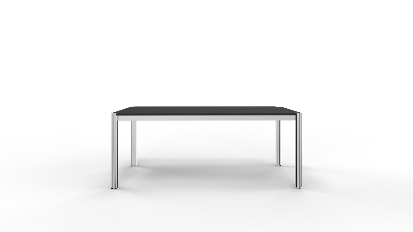 Cosmoplan Schreibtisch System 60S Tiefe 800 mm - schwarz /