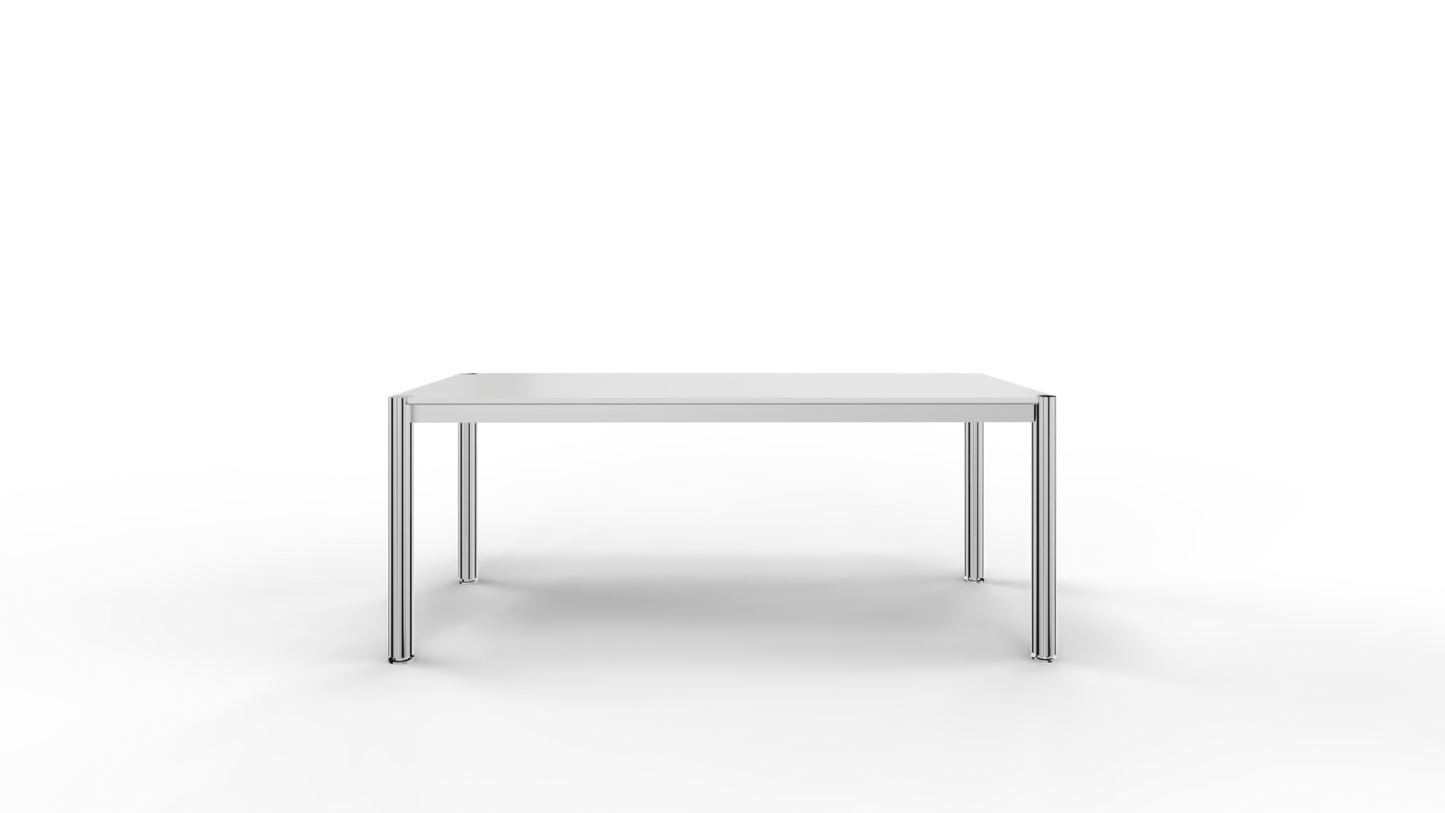 Cosmoplan Schreibtisch System 60S Tiefe 800 mm - weiß / 800